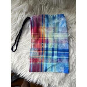 Polos Golf Ralph Lauren Drawstring Bag - Colorful Plaid Design